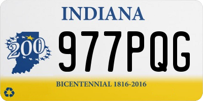 IN license plate 977PQG