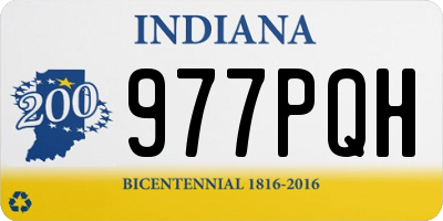 IN license plate 977PQH