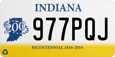 IN license plate 977PQJ