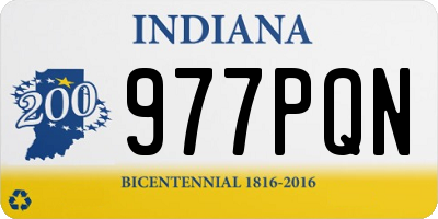 IN license plate 977PQN