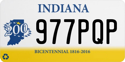 IN license plate 977PQP