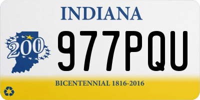 IN license plate 977PQU