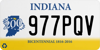 IN license plate 977PQV