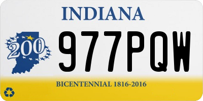 IN license plate 977PQW