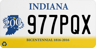 IN license plate 977PQX