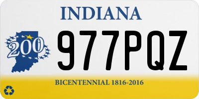 IN license plate 977PQZ