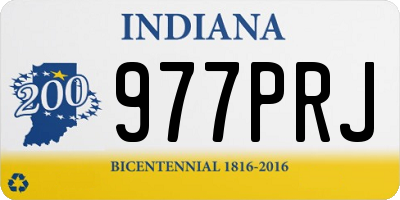 IN license plate 977PRJ