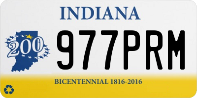 IN license plate 977PRM