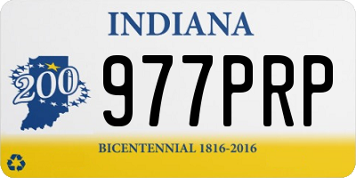 IN license plate 977PRP