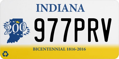 IN license plate 977PRV