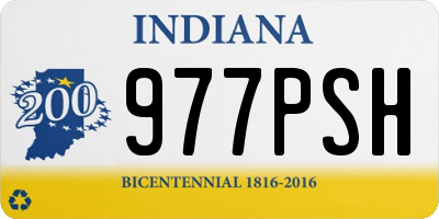 IN license plate 977PSH