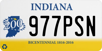 IN license plate 977PSN