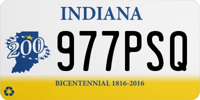 IN license plate 977PSQ