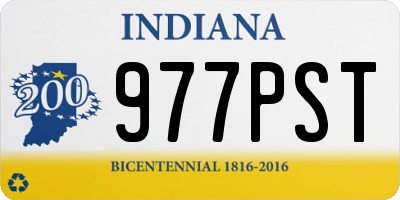 IN license plate 977PST