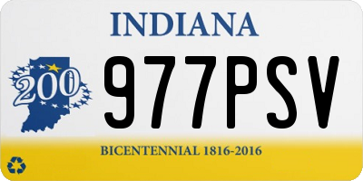 IN license plate 977PSV