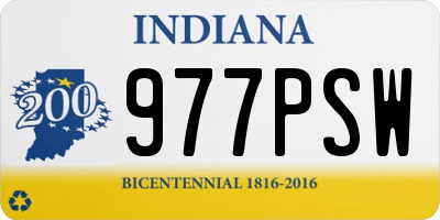 IN license plate 977PSW