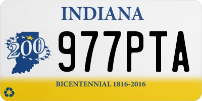 IN license plate 977PTA