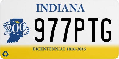 IN license plate 977PTG