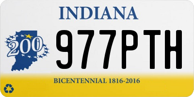 IN license plate 977PTH