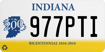 IN license plate 977PTI