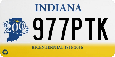 IN license plate 977PTK