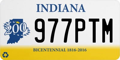 IN license plate 977PTM