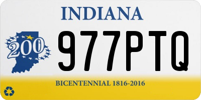IN license plate 977PTQ
