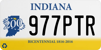 IN license plate 977PTR