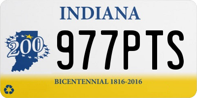 IN license plate 977PTS