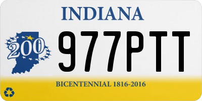 IN license plate 977PTT
