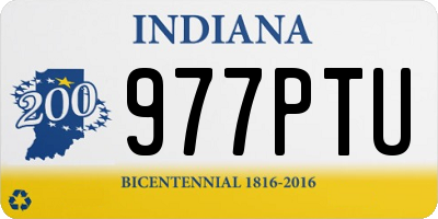 IN license plate 977PTU
