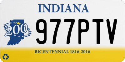 IN license plate 977PTV