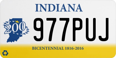 IN license plate 977PUJ