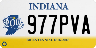 IN license plate 977PVA