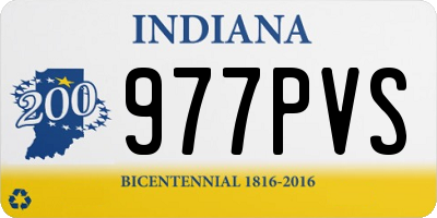 IN license plate 977PVS