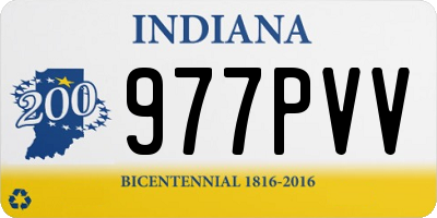 IN license plate 977PVV