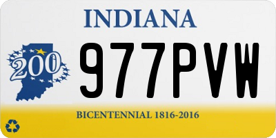 IN license plate 977PVW