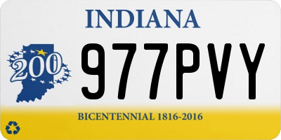 IN license plate 977PVY