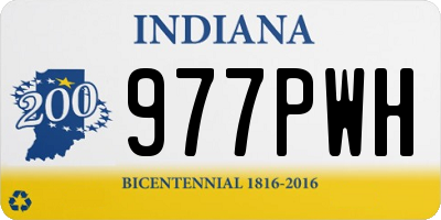 IN license plate 977PWH