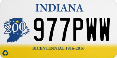 IN license plate 977PWW
