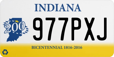 IN license plate 977PXJ
