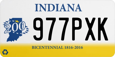 IN license plate 977PXK