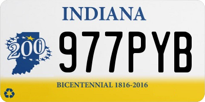 IN license plate 977PYB