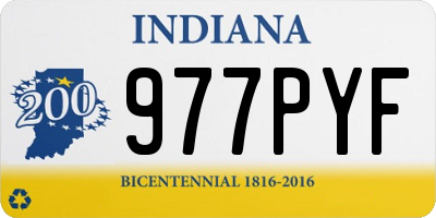 IN license plate 977PYF