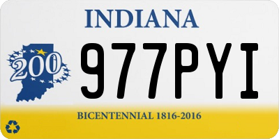 IN license plate 977PYI