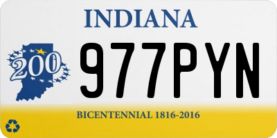 IN license plate 977PYN