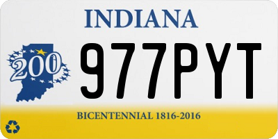 IN license plate 977PYT