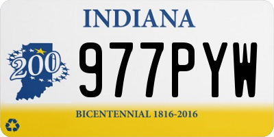 IN license plate 977PYW