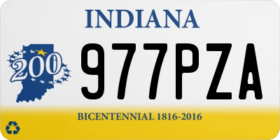 IN license plate 977PZA