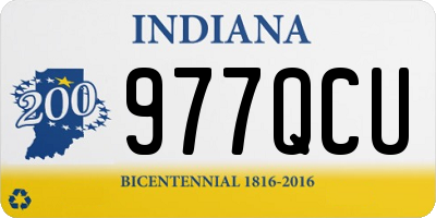 IN license plate 977QCU